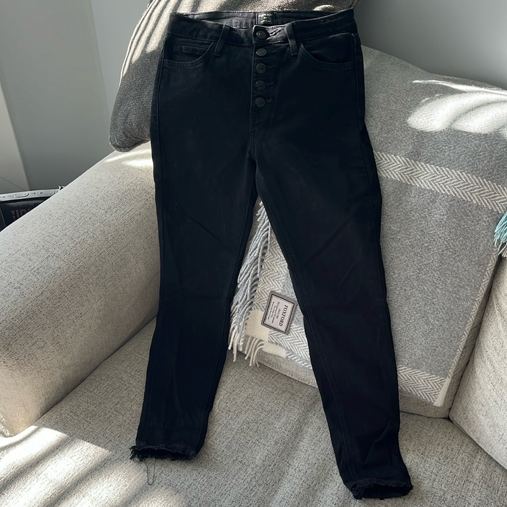 Just Black high rise black jeans